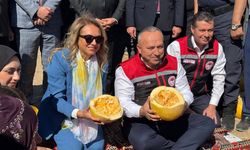 Nevşehir'de Çerezlik Kabak Hasadı Yapıldı