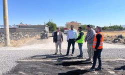 Acıgöl Kaymakamı Celepci'den İnallı’da yol çalışması incelemesi