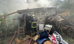 Nevşehir’de Kömürlük Yangını Korkuttu