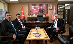 Biçkin ve Yılmaz'dan Emniyet Müdürü Karaman’a Ziyaret