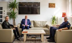 Afrin Gazisi ve Gazi Biçkin’den Komutan Çelik’e Ziyaret