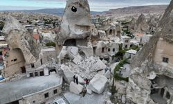 Göreme’deki Peribacasında Yıkıma İnceleme Başlatıldı