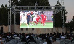 Nevşehir'de Dev Ekranda Milli Maç Heyecanı Yaşandı