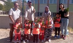 Çat İlkokulunda İlk Ders: Yeşil Vatan