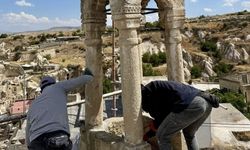 Ortahisar’da Alaaddin Cami’nde Geçici Onarım Çalışmaları
