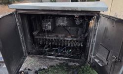 Nevşehir'de elektrik panosu patladı