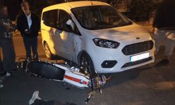 Nevşehir'de Motosiklet ile Hafif Ticari Araç Çarpıştı