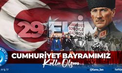 Çetin: "Cumhuriyetimizin 102. Yılı Kutlu Olsun."