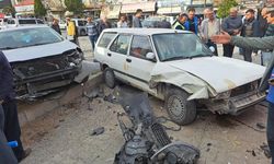 Nevşehir Kasaplar Çarşısı’nda Maddi Hasarlı Trafik Kazası