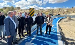 Avanos’ta Yol ve Bisiklet Yolu Projesi Sona Yaklaştı