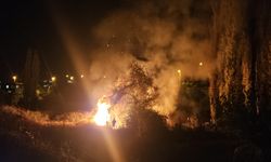 Nevşehir Sulusaray’da Geceyi Alevler Aydınlattı!
