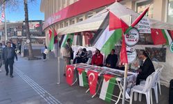 Nevşehir’de Gazze’ye Destek Çadırı Kuruldu
