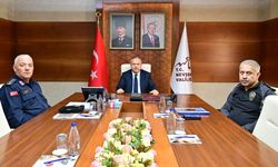 Vali Fidan, İçişleri Bakanı Yerlikaya Başkanlığındaki Güvenlik Toplantısında