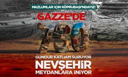 Nevşehir Gazze için meydanlara iniyor!