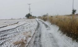 Nevşehir'e mevsimin ilk karı yağdı
