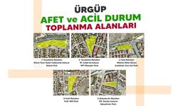 Ürgüp’te Afet ve Acil Durum Toplanma Alanları Belirlendi