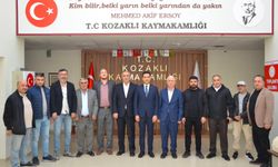 KOZTEP’ten Kaymakam Savaş’a Hayırlı Olsun Ziyareti