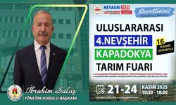 NTB Başkanı Salaş'tan,“4.NEVAGRİ Tarım Fuarı”na davet