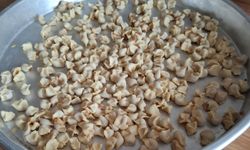 Nevşehir Özlüce Köyü’ne Taziye Evi İçin Mantı Yapıyor