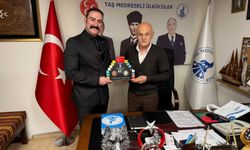 Emin Koçak'tan Taşmedreseliler Genel Başkanı Çelik'e Ziyaret