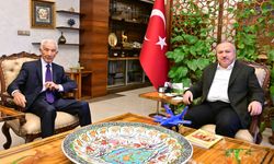 Nevşehir Valisi Fidan ziyaretçilerini kabul etti