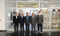 NEVÜ Rektörü Aktekin Prof. Dr. Zeynep Korkmaz Koleksiyonu’nda İncelemelerde Bulundu
