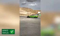 Nevşehir’de Drift Yapan Sürücüye Rekor Ceza! 65 Bin TL Ceza