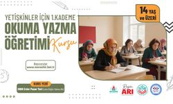 Nevşehir Belediyesi’nden Yetişkinlere Okuma Yazma Kursu