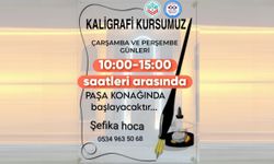 Nevşehir’de Kaligrafi Kursu Başlıyor: Kayıtlar Açıldı
