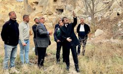 Ürgüp Kaymakamı Gibos Vadisi’nde İncelemelerde Bulundu