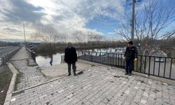 Avanos’ta Kızılırmak Kenarı Köprüye Demir Korkuluk