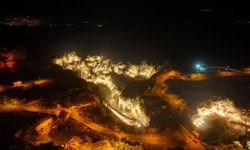 Kapadokya’da Balkanderesi Vadisi Işıklandırıldı