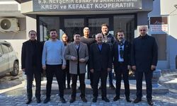 Başkan Pınarbaşı ve Heyetinden Kredi Kefalet Kooperatifine Çalışma Ziyareti