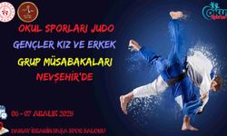 Okul Sporları Judo Gençler Grup Müsabakaları Nevşehir'de Yapılacak