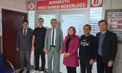 Nevşehir Defterdarı Sarı’dan Derinkuyu Vergi Dairesine Ziyaret