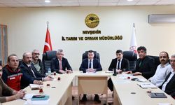 Nevşehir’de Tarım Çalışmaları Değerlendirildi