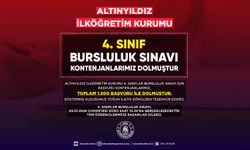 Altınyıldız'da 4. Sınıflar Bursluluk Sınavına Rekor Başvuru