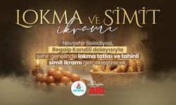 Nevşehir Belediyesi’nden Lokma Tatlısı ve Tahinli Simit İkramı