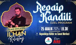 Nevşehir Belediyesi’nden Regaip Kandiline Özel İlahi Programı