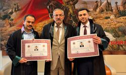 Nevşehir’de İki Genç Avukat Yemin Ederek Mesleğe Adım Attı