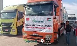 Gazze’ye Destek Sürüyor: Verenel Nevşehir Yardım Tırlarını Bölgeye Ulaştırdı