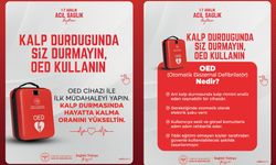 OED Cihazları Hayat Kurtarıyor: “Kalp Durduğunda Siz Durmayın, OED Kullanın”