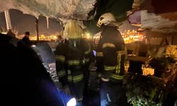 Göreme'de otelin çatı katında yangın