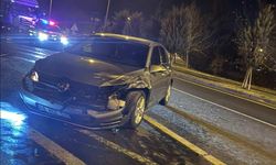 Nevşehir'de Köprülü Kavşak'ta Kaza