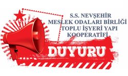 Nevşehir’de Sanayi Sitesi Yapımı İçin Bilgilendirme Toplantısı 2 Ocak'ta Düzenlenecek