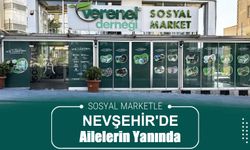 Nevşehir’de Verenel Sosyal Market Ailelerin Yanında