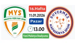 Malatya Yeşilyurtspor-Suvermez Kapadokya Spor Maçına Doğru