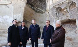 Kapadokya Alan Başkanı Aslanbay’dan Erdemli Vadisi ve Saray Manastırı’nda İnceleme