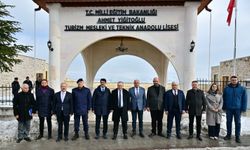 Vali Fidan’dan Ortahisar'da Turizm Meslek Lisesi İnşaatına İnceleme