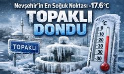 Nevşehir’in En Soğuk Noktası Topaklı Oldu